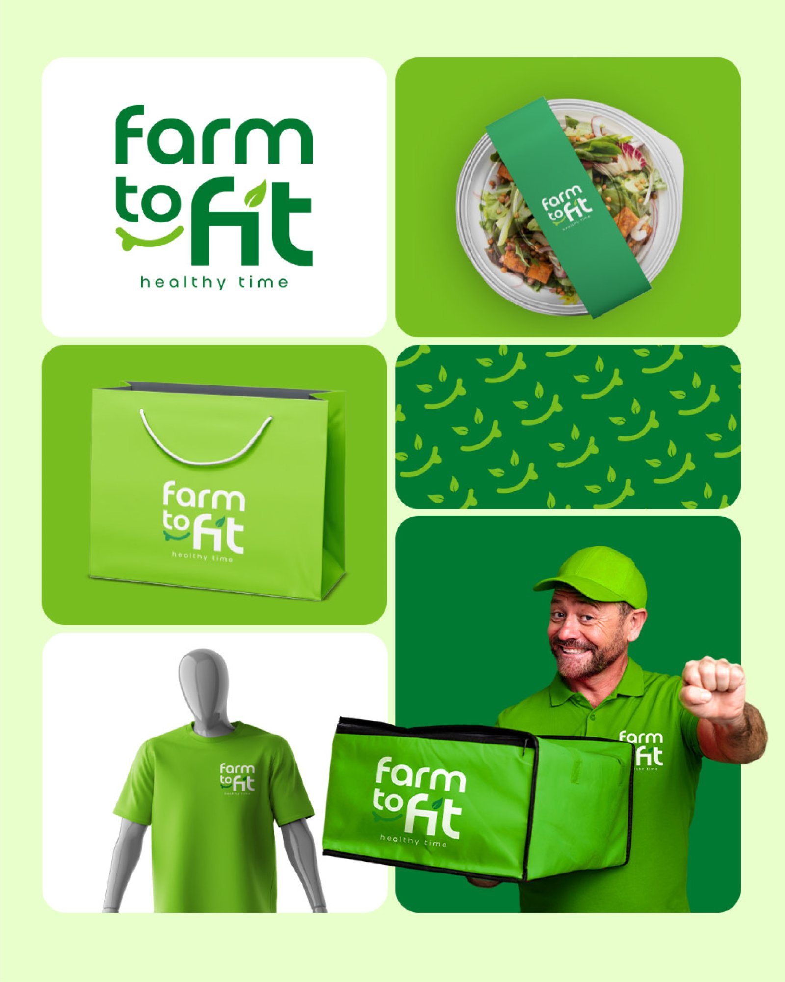 Farm to Fit — Health & Wellness Brand Identity by Arina Digital Adz